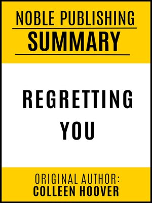 Summary of Regretting You - ebook